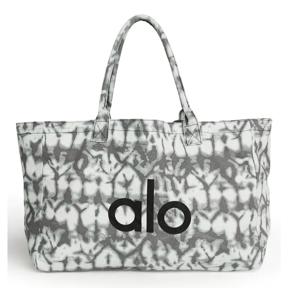 ALO YOGA - TIEDYE GREY SHOPPER TOTE - Picture 4 of 6